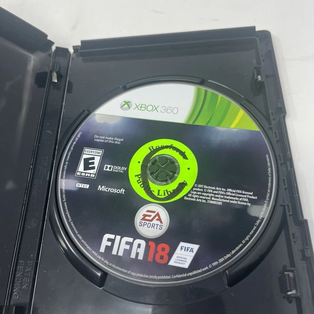 FIFA 18: Legacy Edition (Microsoft Xbox 360, 2017)